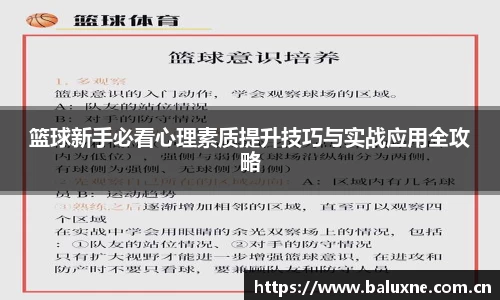 篮球新手必看心理素质提升技巧与实战应用全攻略